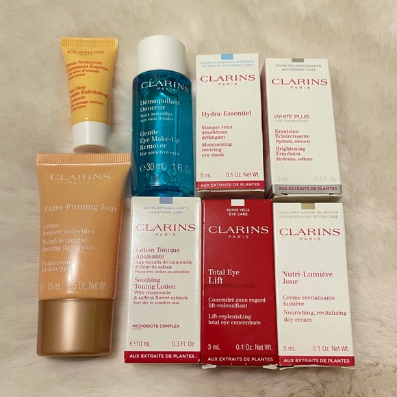 Brand New 8 pieces Clarins Set - Picture 1 of 1